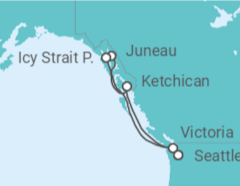 Itinerario del Crucero Alaska - MSC Cruceros