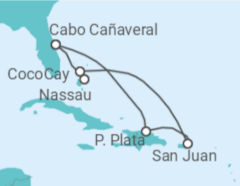 Itinerario del Crucero Bahamas, Puerto Rico - Royal Caribbean
