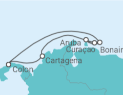 Itinerario del Crucero Caribe Sur - Royal Caribbean