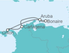 Itinerario del Crucero Caribe Sur - Royal Caribbean