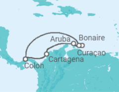 Itinerario del Crucero Caribe Sur - Royal Caribbean