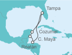 Itinerario del Crucero México, Honduras - Royal Caribbean