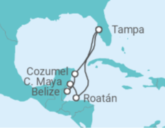 Itinerario del Crucero Honduras, Belice, México - Royal Caribbean