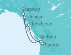 Itinerario del Crucero Alaska - Royal Caribbean