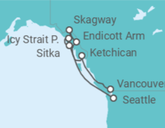 Itinerario del Crucero Alaska: De Seattle a Vancouver - Virgin Voyages