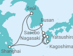 Itinerario del Crucero Corea Del Sur, Japón, China TI - Costa Cruceros