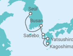 Itinerario del Crucero Corea Del Sur, Japón TI - Costa Cruceros