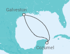 Itinerario del Crucero México - Royal Caribbean