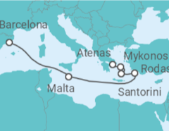 Itinerario del Crucero Malta, Grecia - Celebrity Cruises