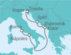 Itinerario del Crucero Italia, Croacia y el Adriático - Royal Caribbean