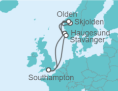 Itinerario del Crucero Noruega - Royal Caribbean