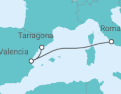 Itinerario del Crucero España - MSC Cruceros