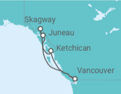 Itinerario del Crucero Alaska - Holland America Line