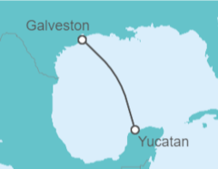 Itinerario del Crucero México - Disney Cruise Line