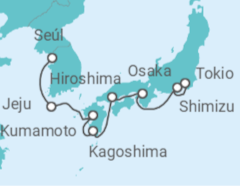 Itinerario del Crucero Corea Del Sur, Japón - Celebrity Cruises