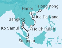 Itinerario del Crucero Tailandia, Vietnam, China - Celebrity Cruises