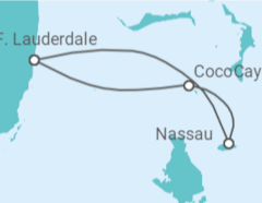 Itinerario del Crucero Bahamas - Royal Caribbean