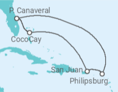 Itinerario del Crucero Islas Vírgenes - EEUU, Saint Maarten - Royal Caribbean