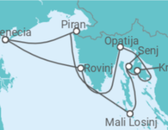 Itinerario del Crucero Italia - Emerald Cruises