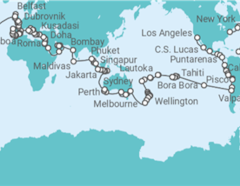 Itinerario del Crucero Vuelta al mundo 2029 - Oceania Cruises