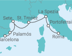 Itinerario del Crucero Sinfonía Mediterránea - Regent Seven Seas