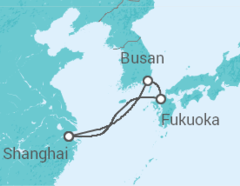 Itinerario del Crucero Corea del Sur, Japón - MSC Cruceros