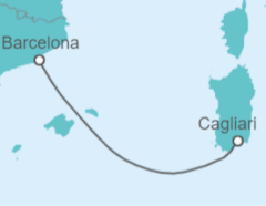 Itinerario del Crucero España, Italia - Costa Cruceros