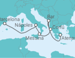 Itinerario del Crucero Grecia, Italia - Princess Cruises