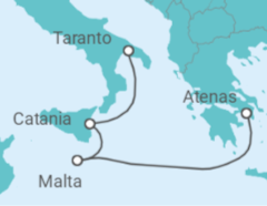 Itinerario del Crucero Malta, Italia - Costa Cruceros
