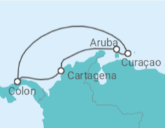 Itinerario del Crucero Colombia, Aruba, Curaçao - Royal Caribbean