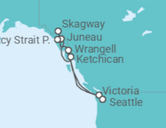 Itinerario del Crucero Alaska - Oceania Cruises