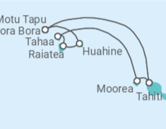 Itinerario del Crucero Polinesia Francesa - Silversea