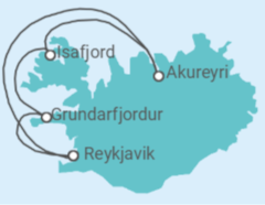 Itinerario del Crucero Islandia - Celebrity Cruises