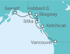 Itinerario del Crucero Alaska - Royal Caribbean