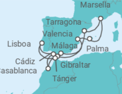 Itinerario del Crucero Odisea Mediterránea - Celestyal Cruises