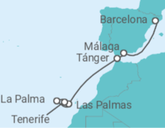 Itinerario del Crucero Islas Canarias - Costa Cruceros