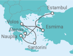 Itinerario del Crucero Turquía, Grecia - Costa Cruceros