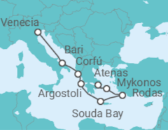 Itinerario del Crucero Islas del Egeo - Costa Cruceros