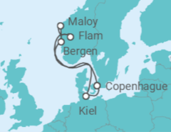 Itinerario del Crucero Noruega, Alemania - Costa Cruceros