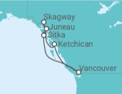 Itinerario del Crucero Alaska - Royal Caribbean