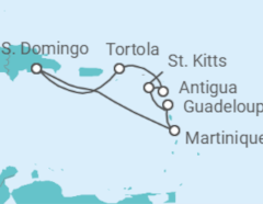 Itinerario del Crucero En plena naturaleza - Costa Cruceros