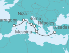 Itinerario del Crucero Rivieras del Mediterráneo - Celestyal Cruises