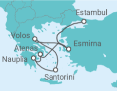 Itinerario del Crucero Turquía, Grecia - Costa Cruceros