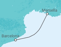 Itinerario del Crucero Francia - MSC Cruceros