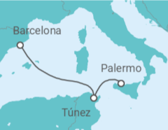 Itinerario del Crucero Túnez - MSC Cruceros