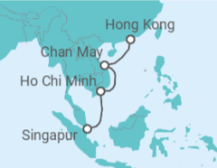 Itinerario del Crucero Desde Singapur a Hong Kong (China) - Silversea