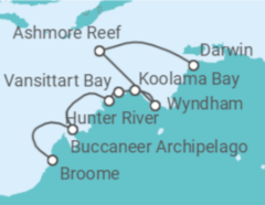 Itinerario del Crucero Australia - Silversea