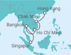 Itinerario del Crucero Tailandia, Vietnam - Silversea