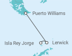 Itinerario del Crucero Chile - Silversea