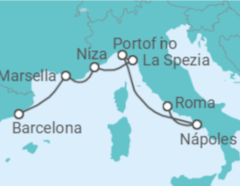 Itinerario del Crucero Italia, Francia - Celebrity Cruises